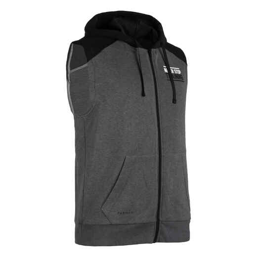 
      Men's/Women's Basketball Sleeveless Hoodie J100 - Grey
  