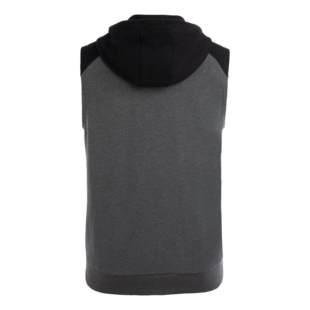 Men's/Women's Basketball Sleeveless Hoodie J100 - Grey