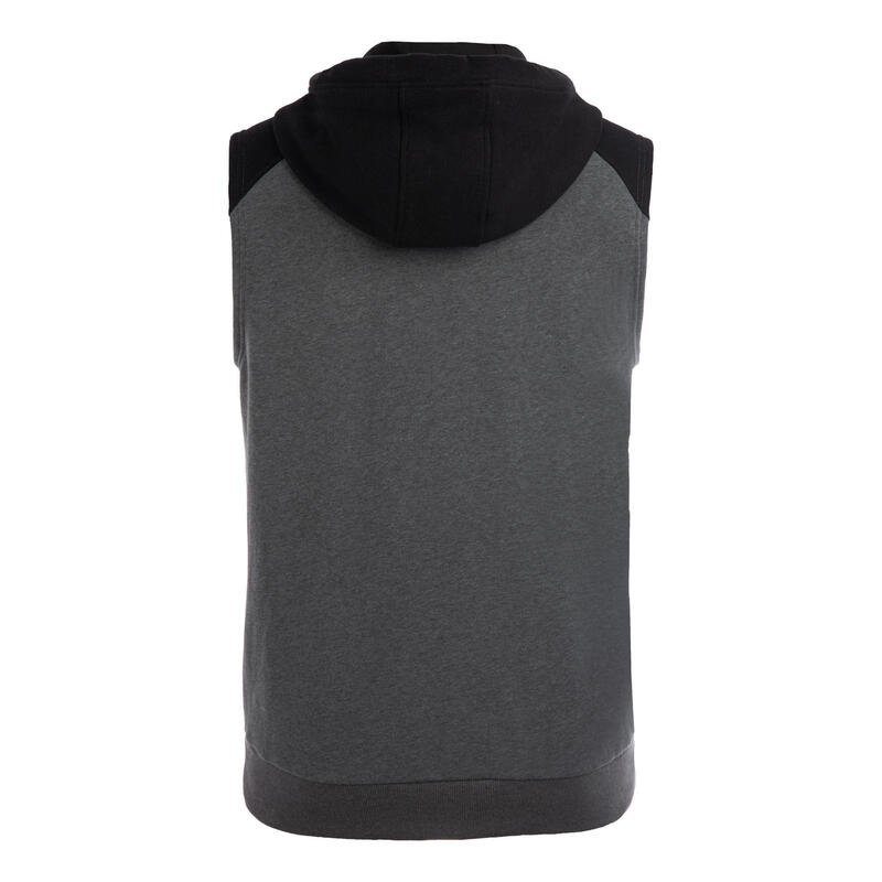 Men's/Women's Basketball Sleeveless Hoodie J100 - Grey TARMAK - Decathlon