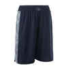 Basketballshorts SH500 Damen dunkelblau/hellblau