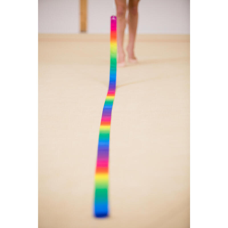 Ruban de Gymnastique Rythmique (GR) de 6 mètres Multicolore DOMYOS