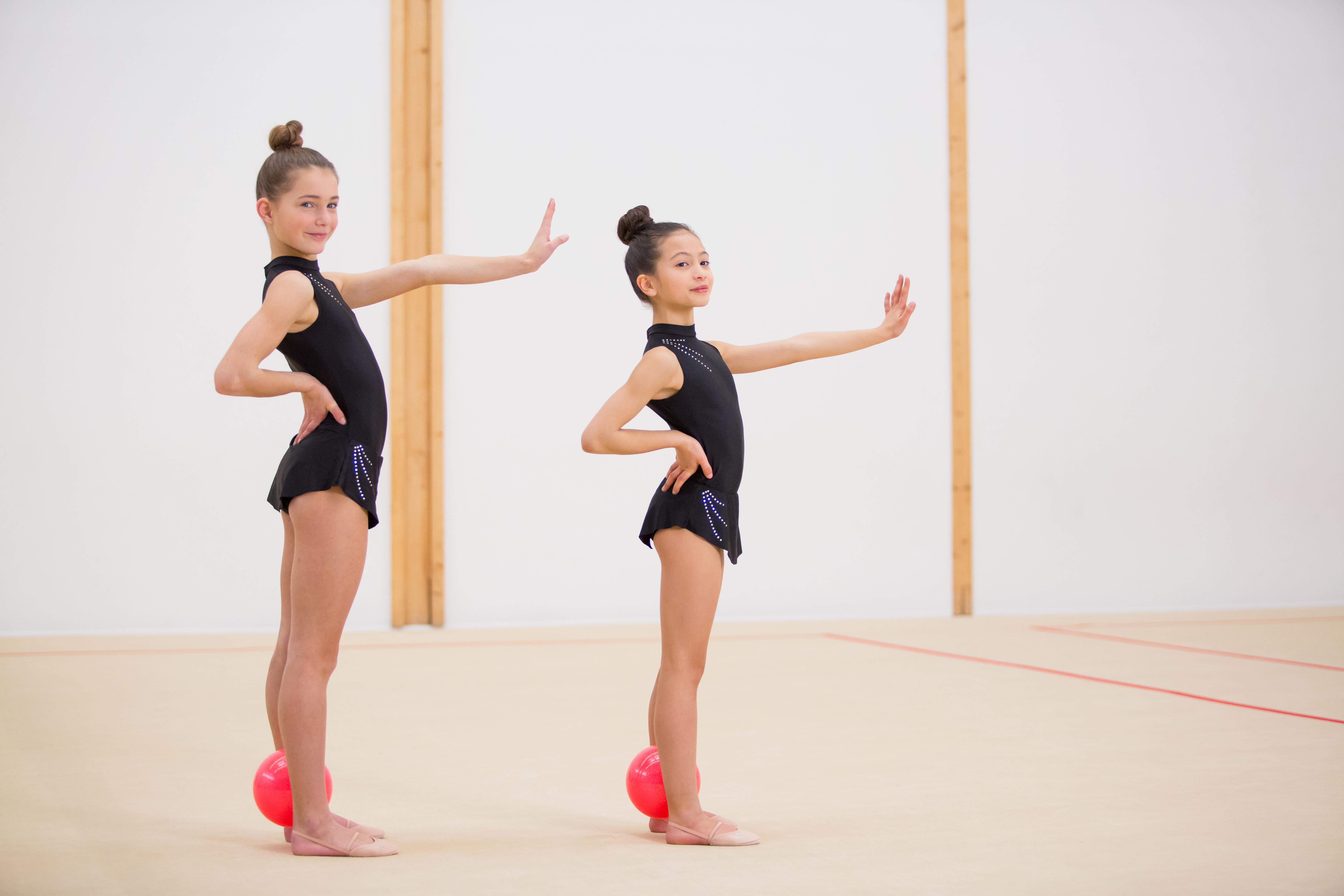 Kids’ Rhythmic Gymnastics Ball 16.5 cm - Pink - DOMYOS