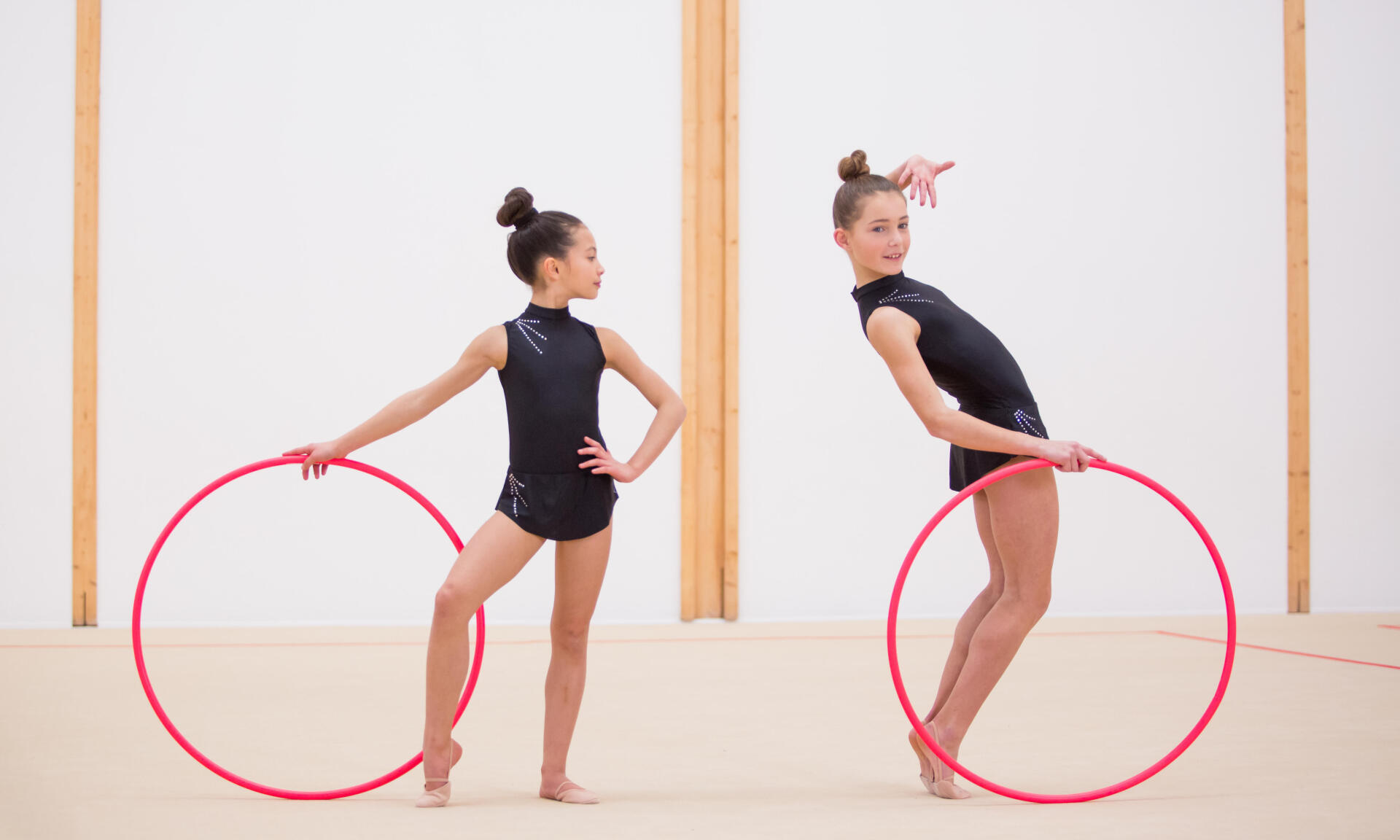 Le cerceau en gymnastique rythmique