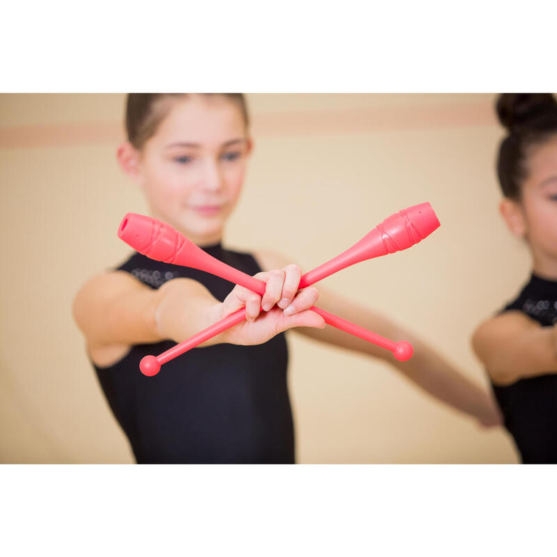 Clavette ginnastica ritmica 36cm rosa