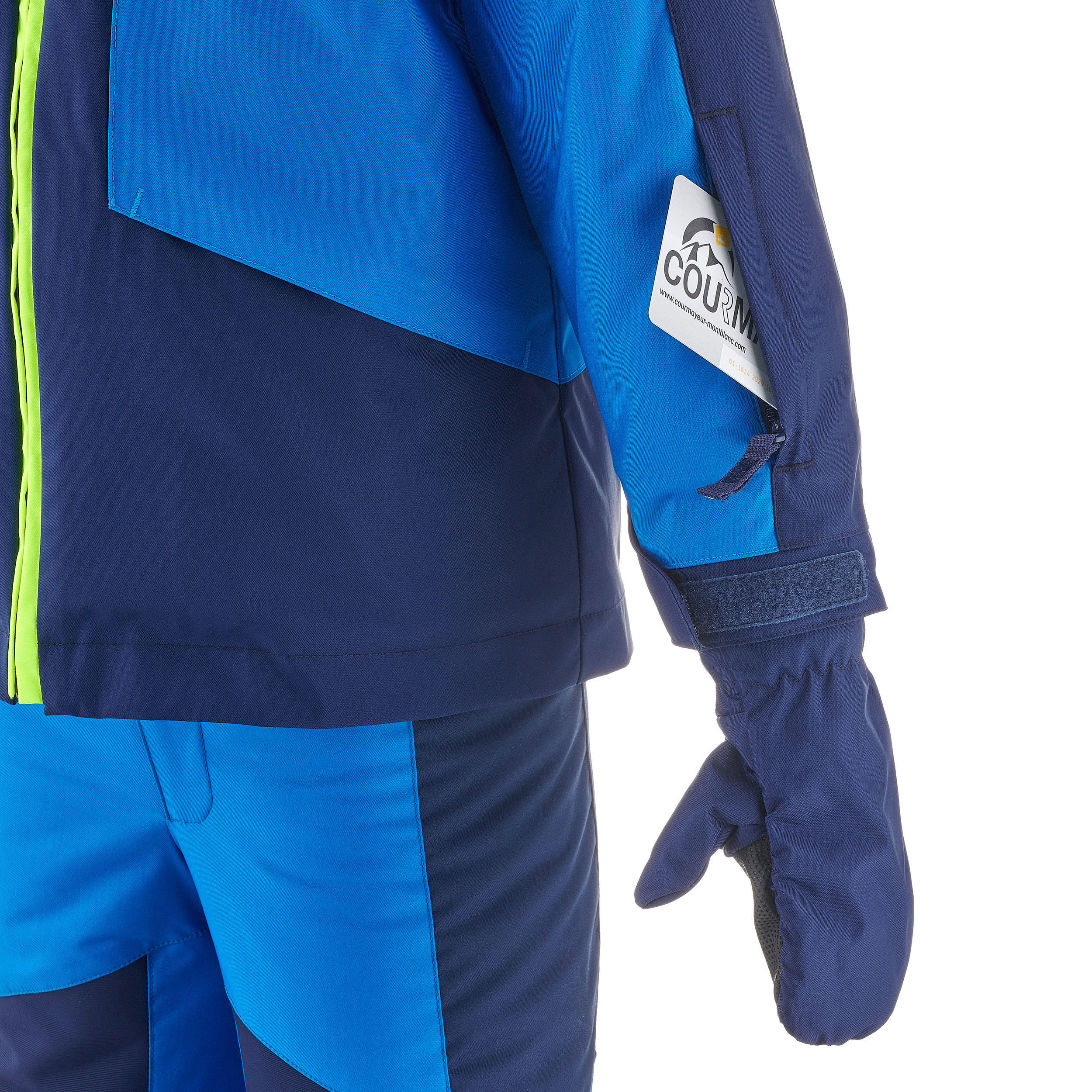 Kids’ Warm and Waterproof Ski Suit 580 - Blue 11/19