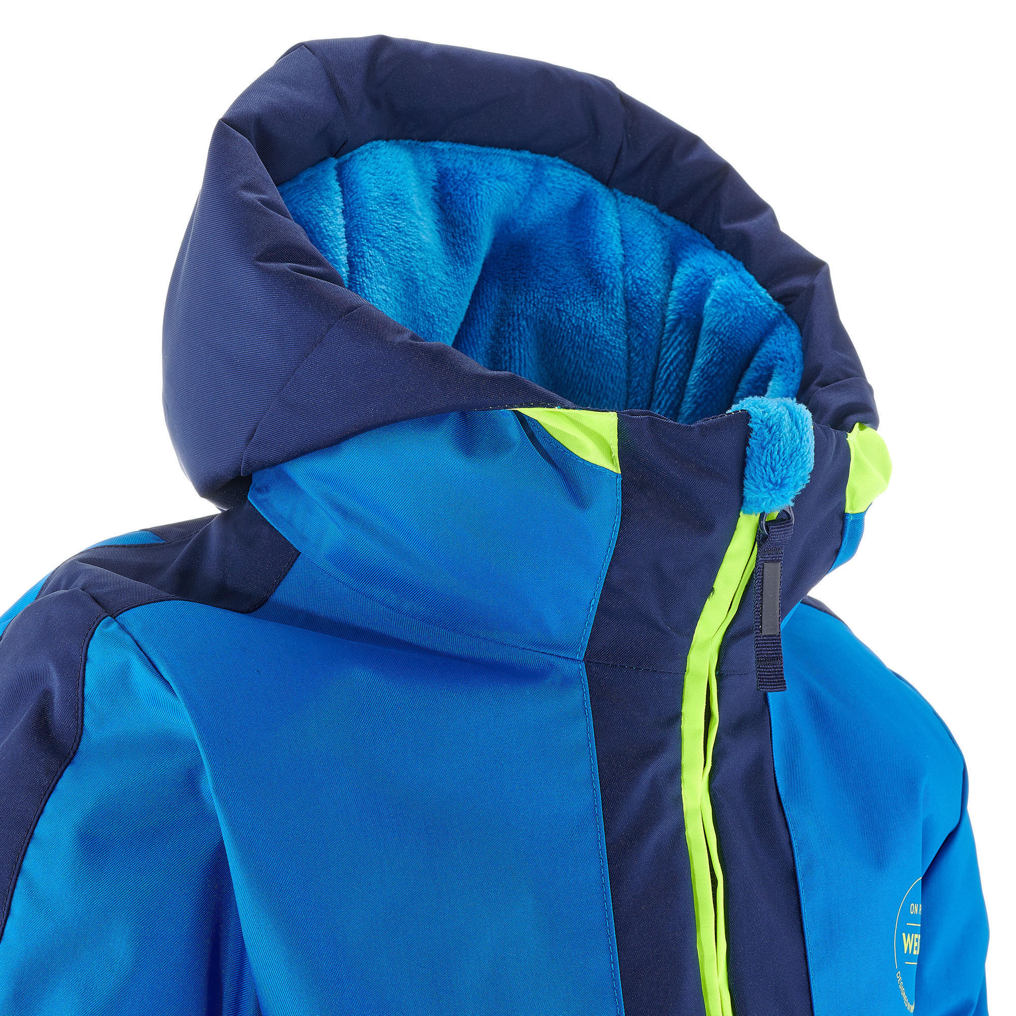 Warm and waterproof 580 children's ski combo - blue