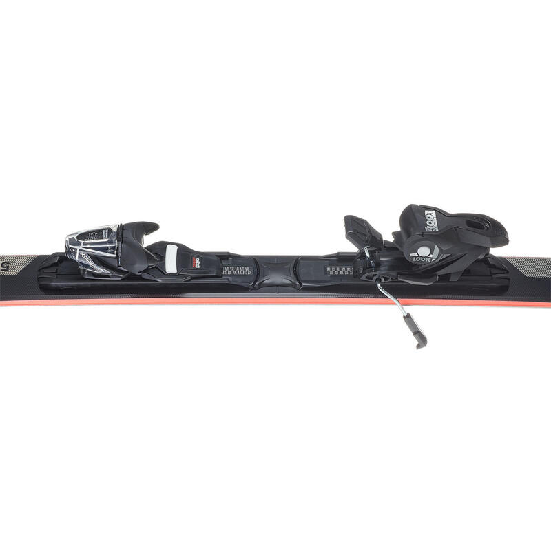 MEN’S ALPINE SKI WITH BINDING CROSS 550+ BLACK WEDZE Decathlon