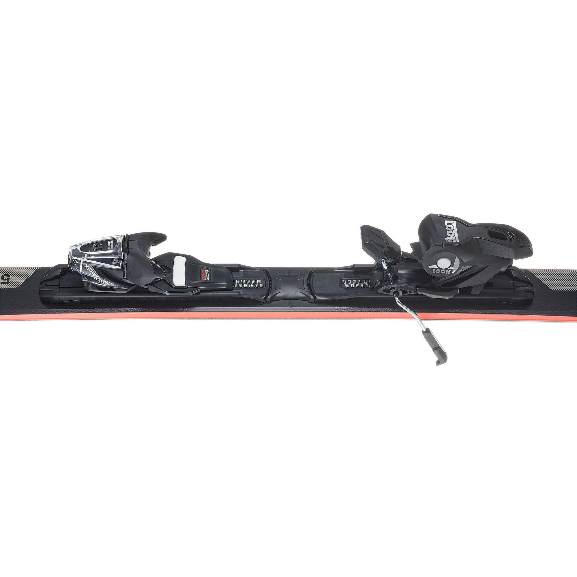 MEN'S ALPINE SKI WITH BINDINGS - CROSS 550+ BLACK