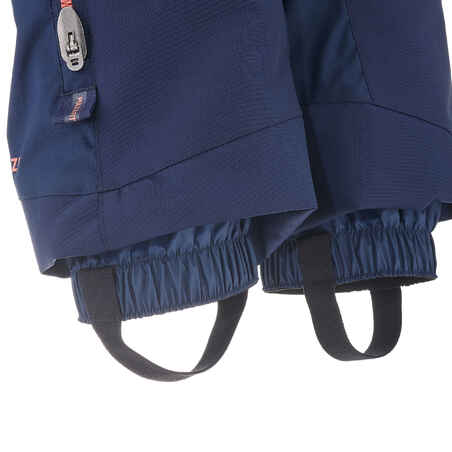 Kids’ Warm and Waterproof Ski Suit 580 - Blue and Pink