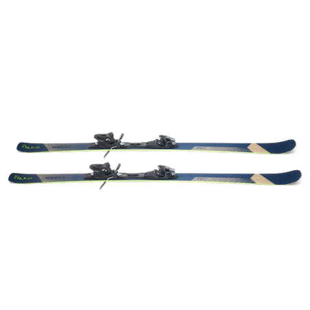Vyriškos slidinėjimo trasomis slidės su apkaustais „Cross 950+“, mėlynos