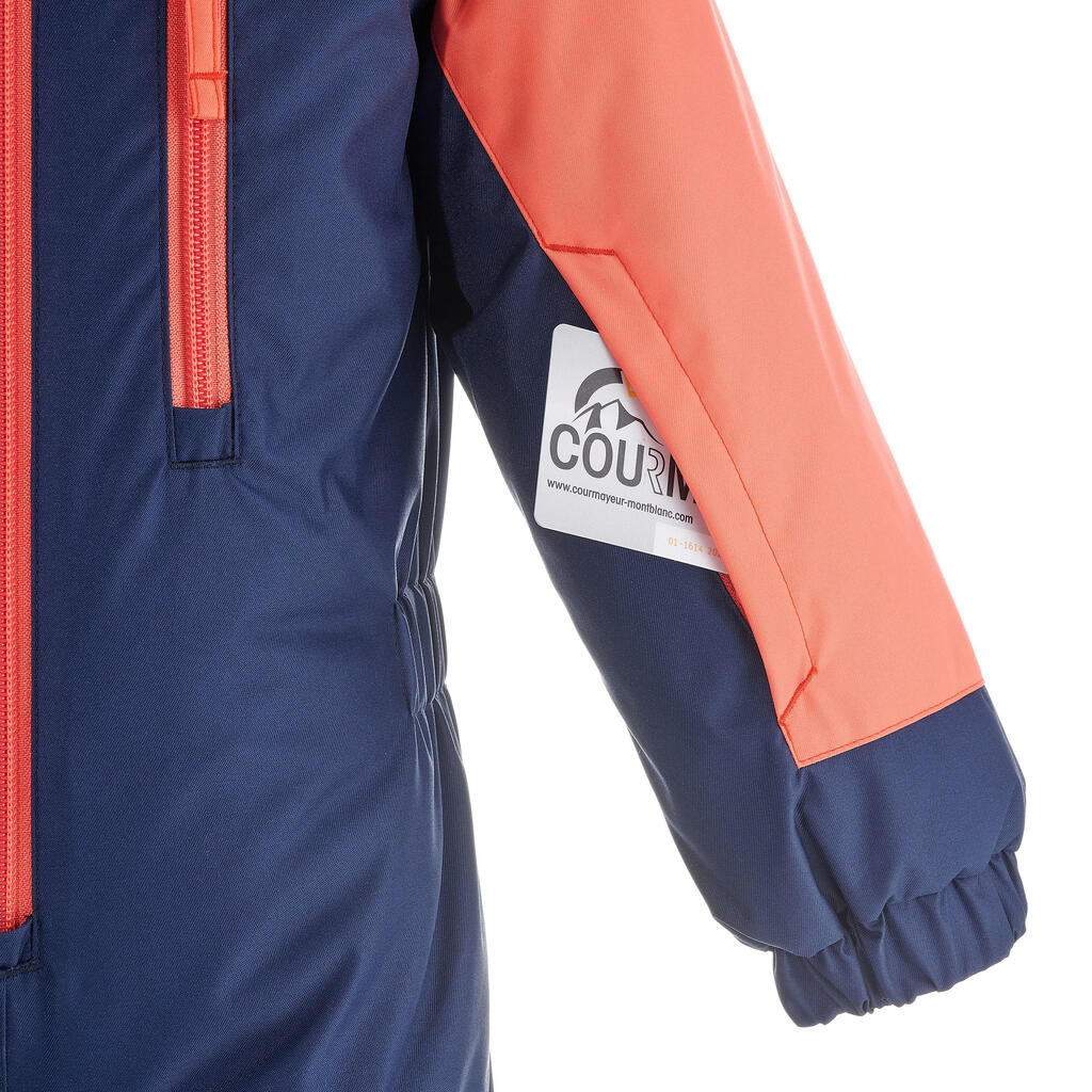 Traje de esquí niños cálido e impermeable - 100 azul 