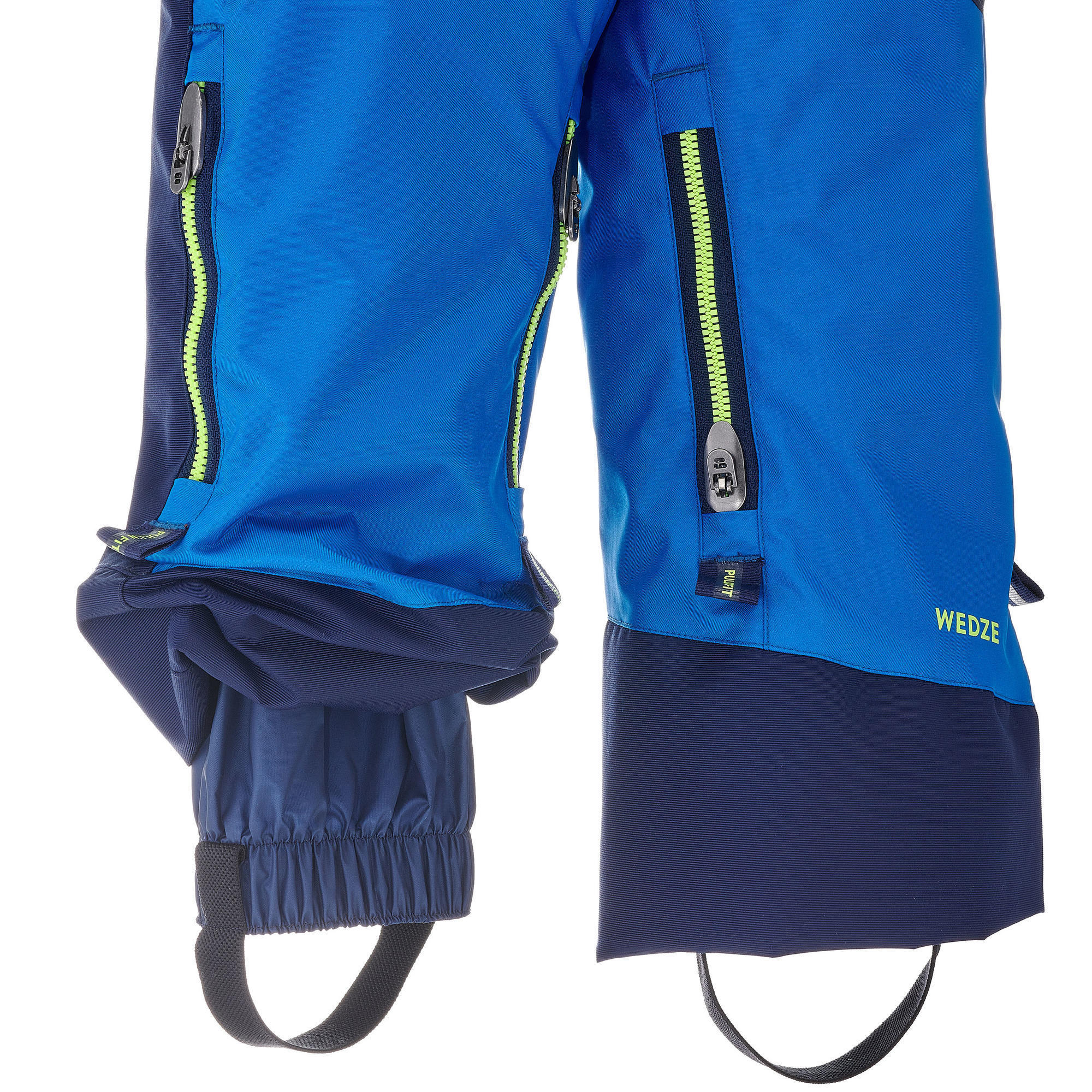 Warm and waterproof 580 children's ski combo - blue