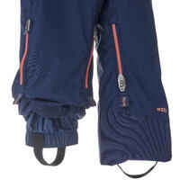 Kids’ Warm and Waterproof Ski Suit 580 - Blue and Pink