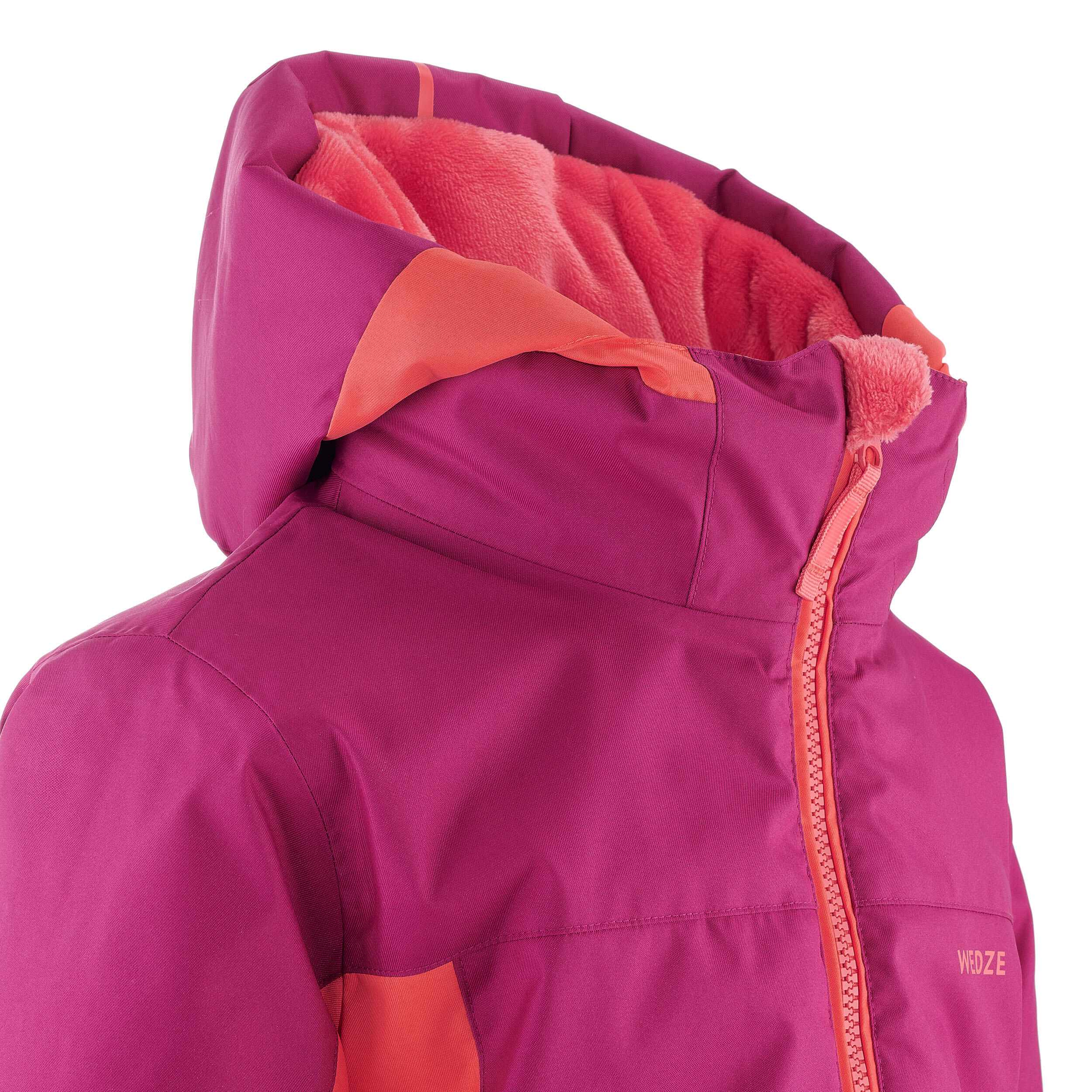 Children's Skiing Jacket Pull'n Fit - Purple/Coral 5/10