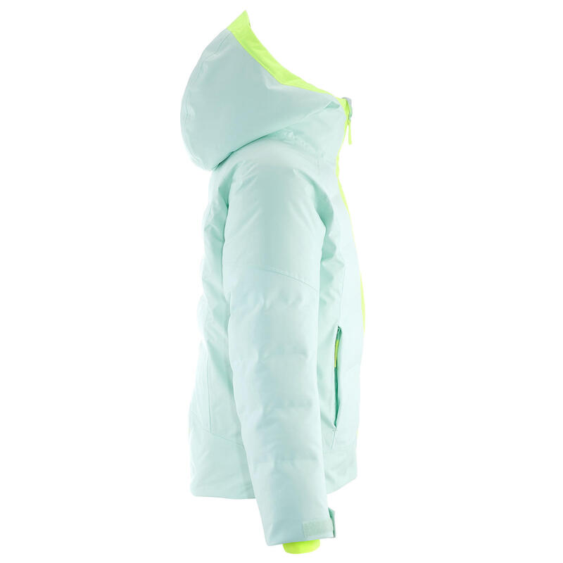 Dětská lyžařská bunda 580 Warm světle zelená