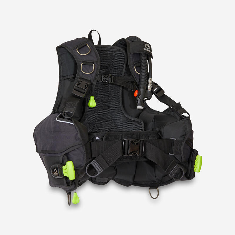 Tauch-Stabilisierungsweste SCD 500, schwarz gelb
