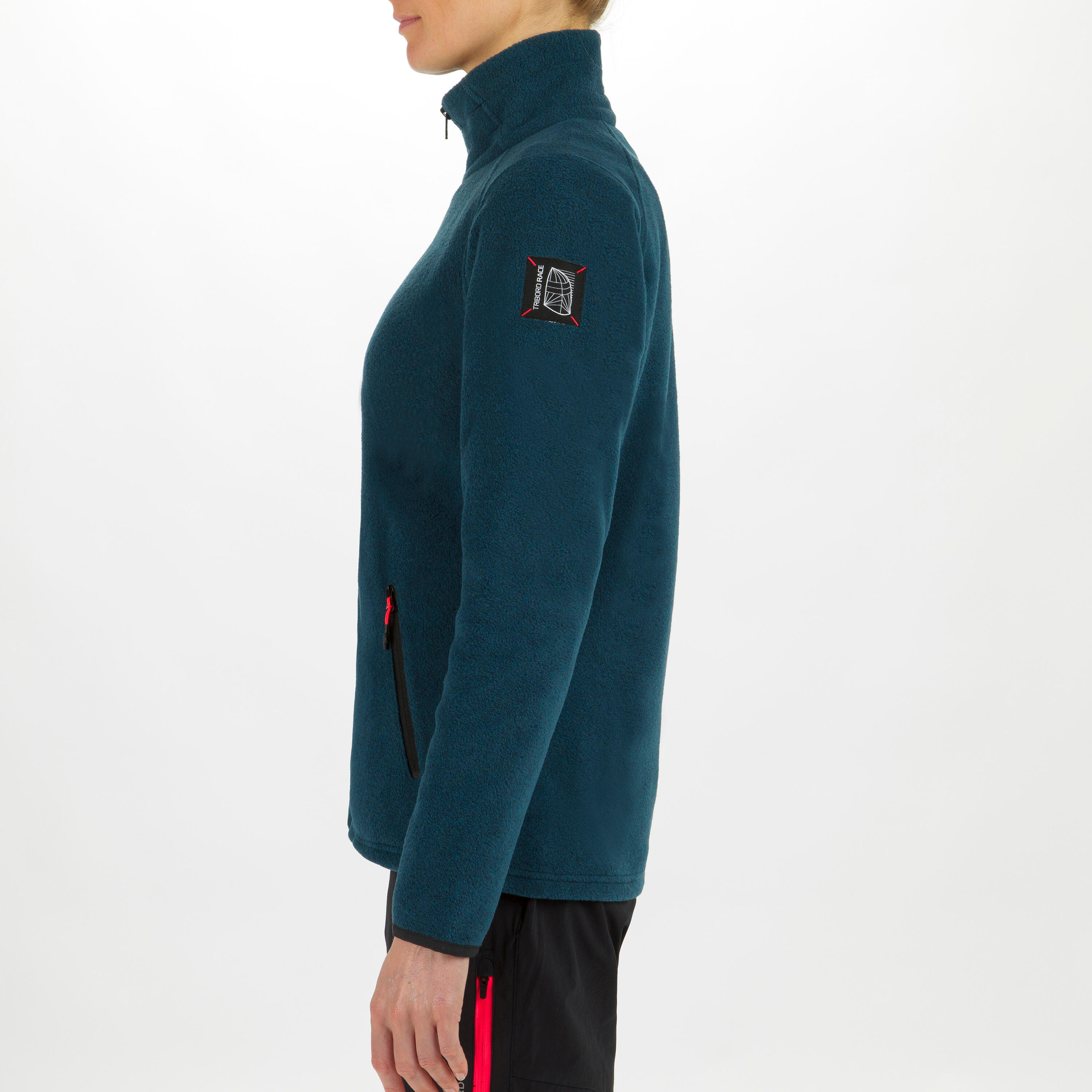 Women's Sailing Warm Fleece 100 - Petrol 4/10