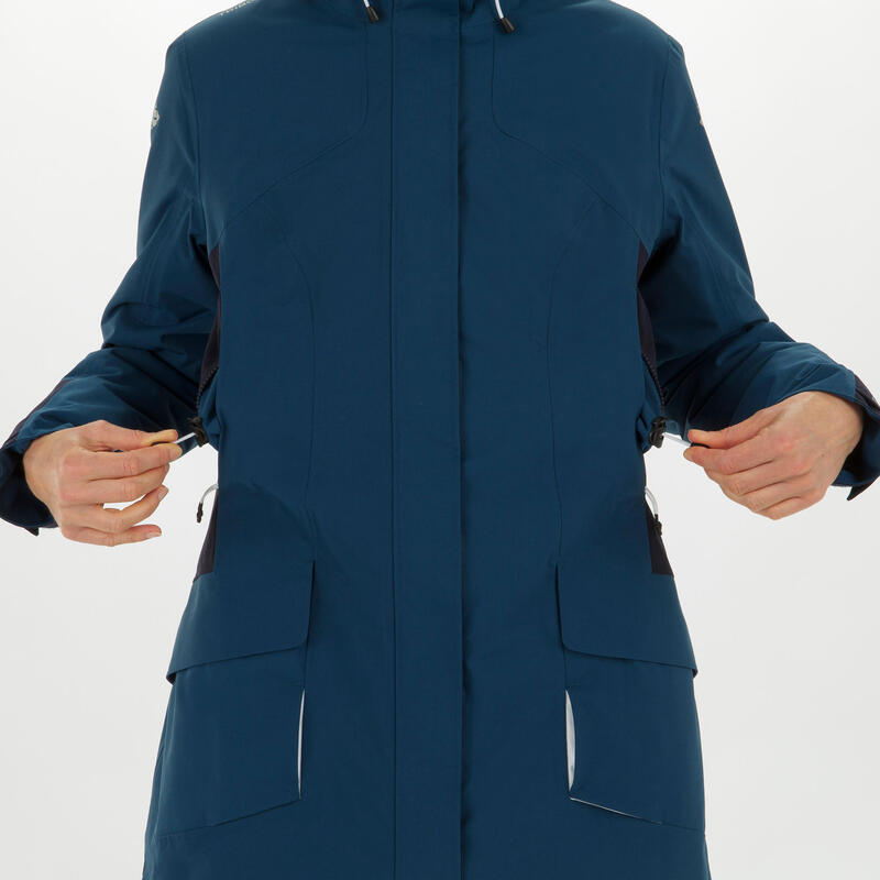 Veste parka bateau femme 500 Bleu