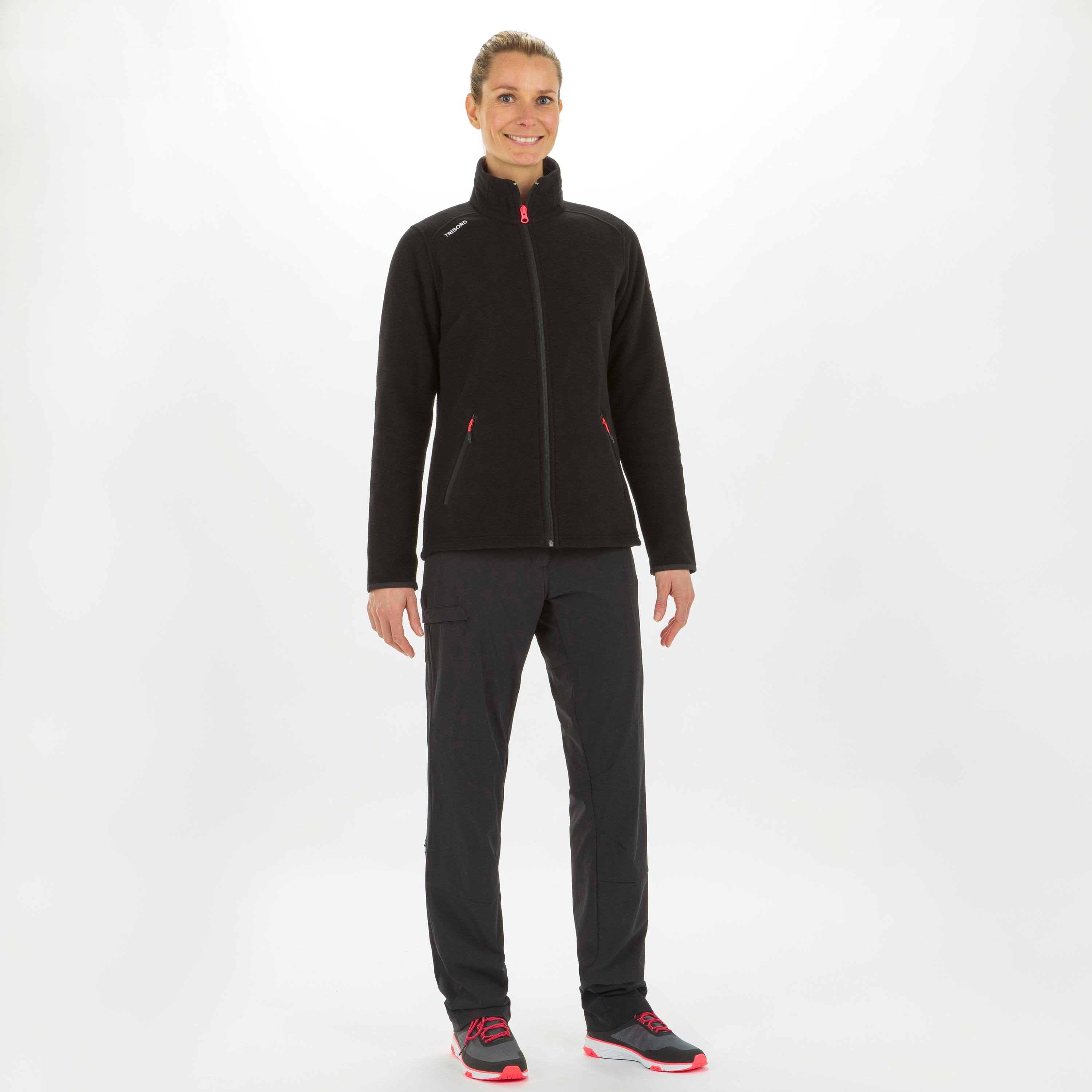 Women's Sailing Warm Fleece 100 - Black 2/10