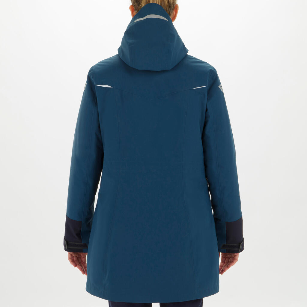 Women's Sailing Parka Jacket 500 - Blue