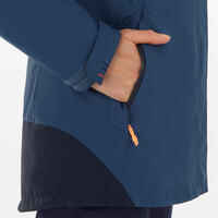Šilta moteriška buriavimo striukė „100“ – pilka, mėlyna