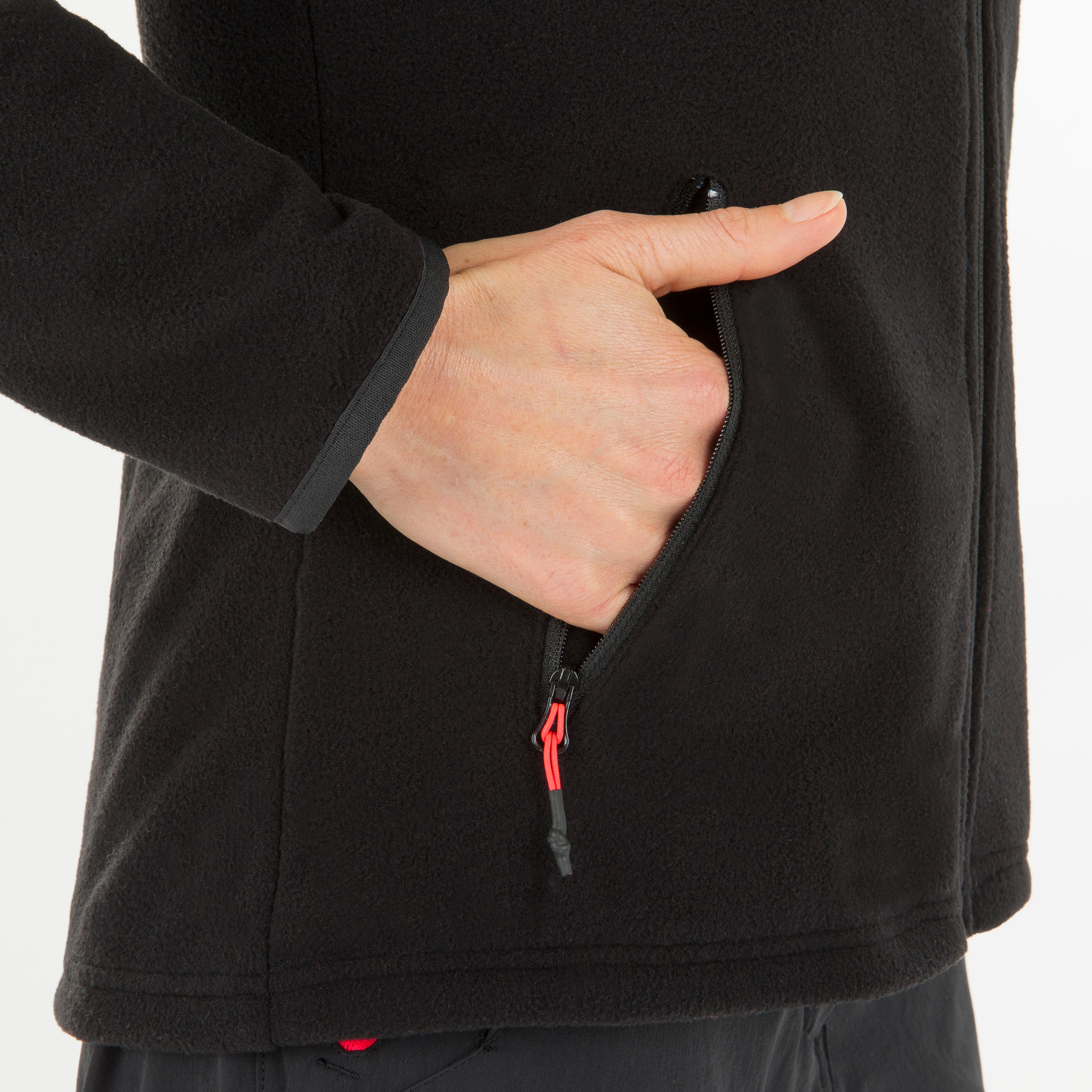 Women's Sailing Warm Fleece 100 - Black 8/10