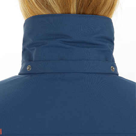 Women's warm Sailing Jacket 100 - Grey blue