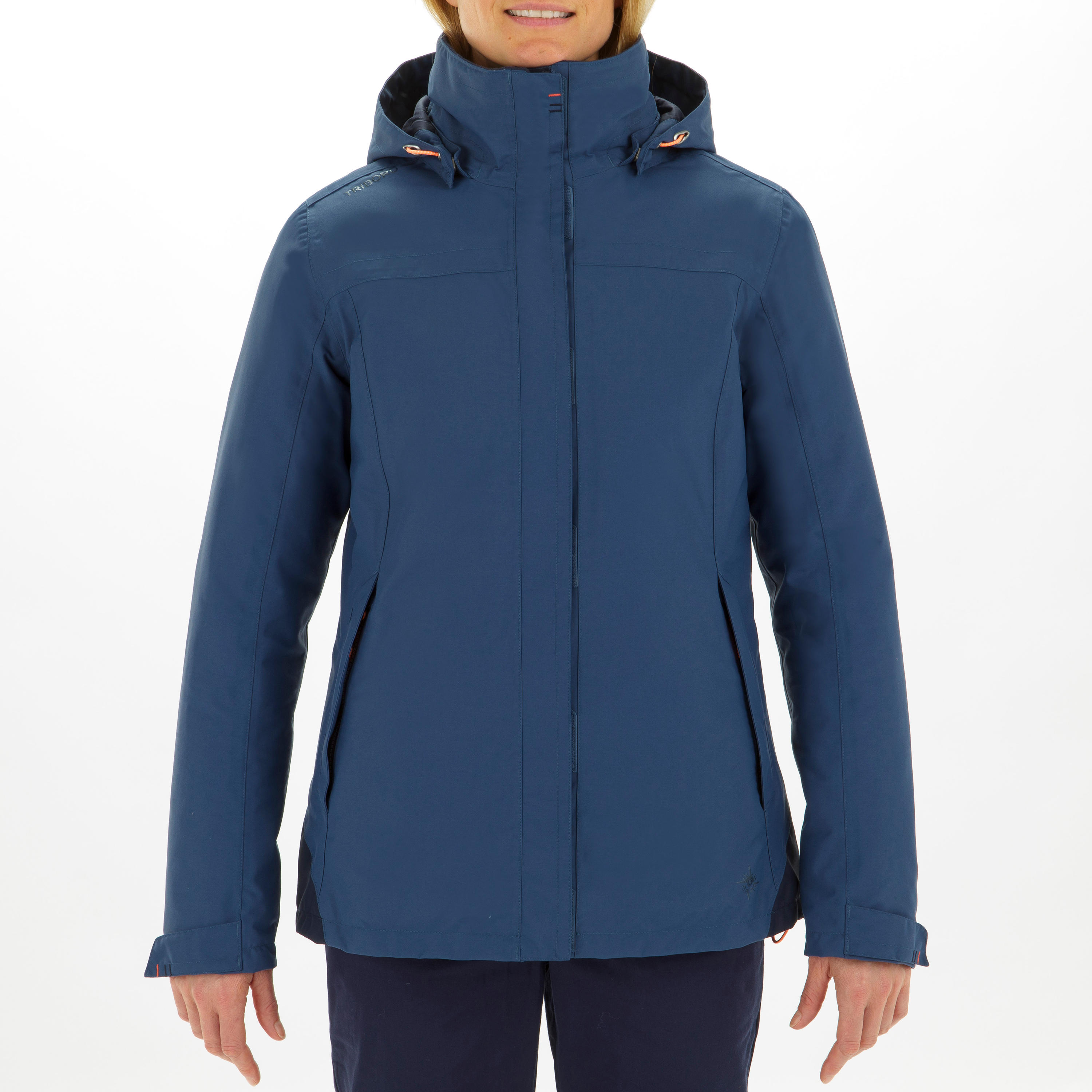 Women's warm Sailing Jacket 100 - Grey blue 3/14