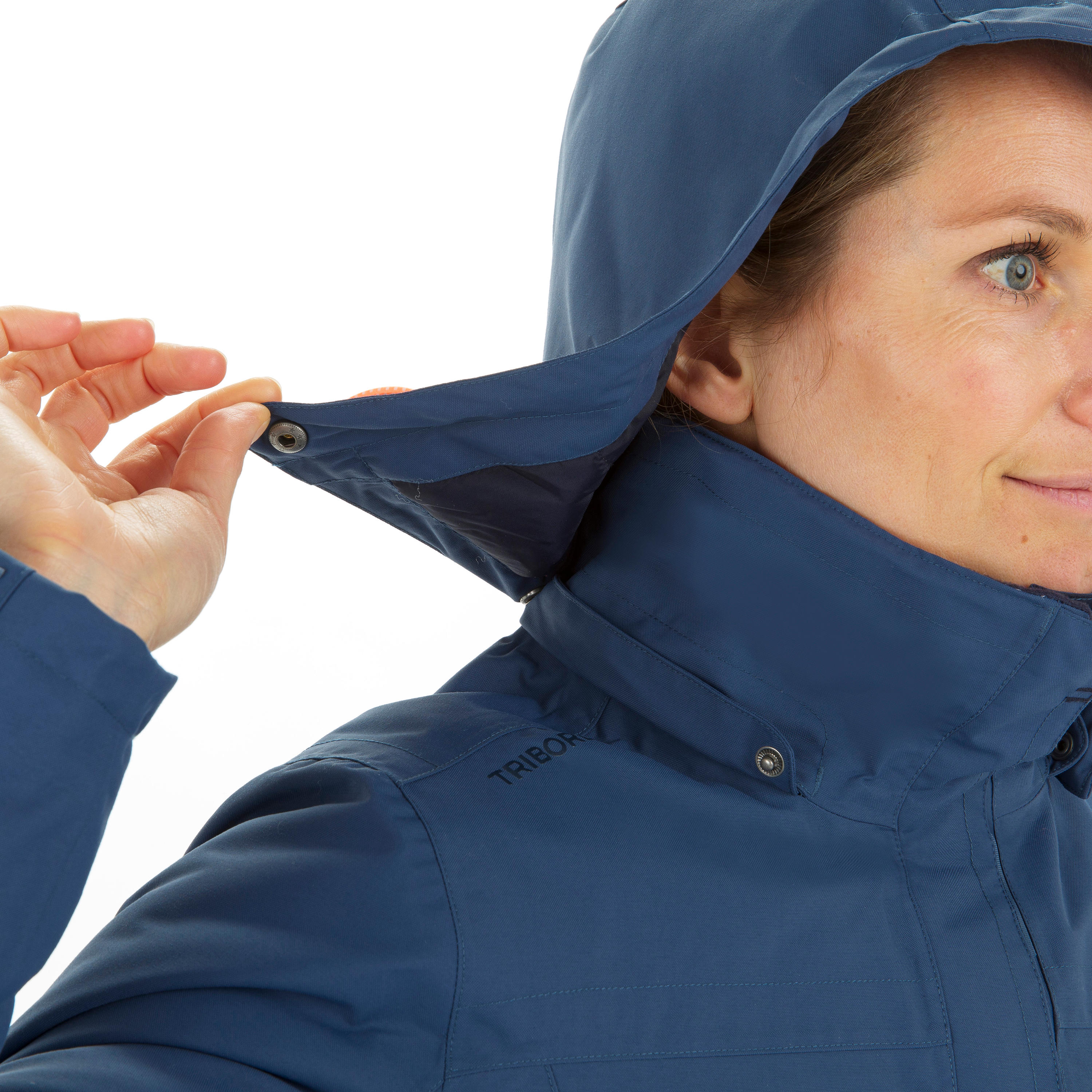 Women's warm Sailing Jacket 100 - Grey blue 9/14