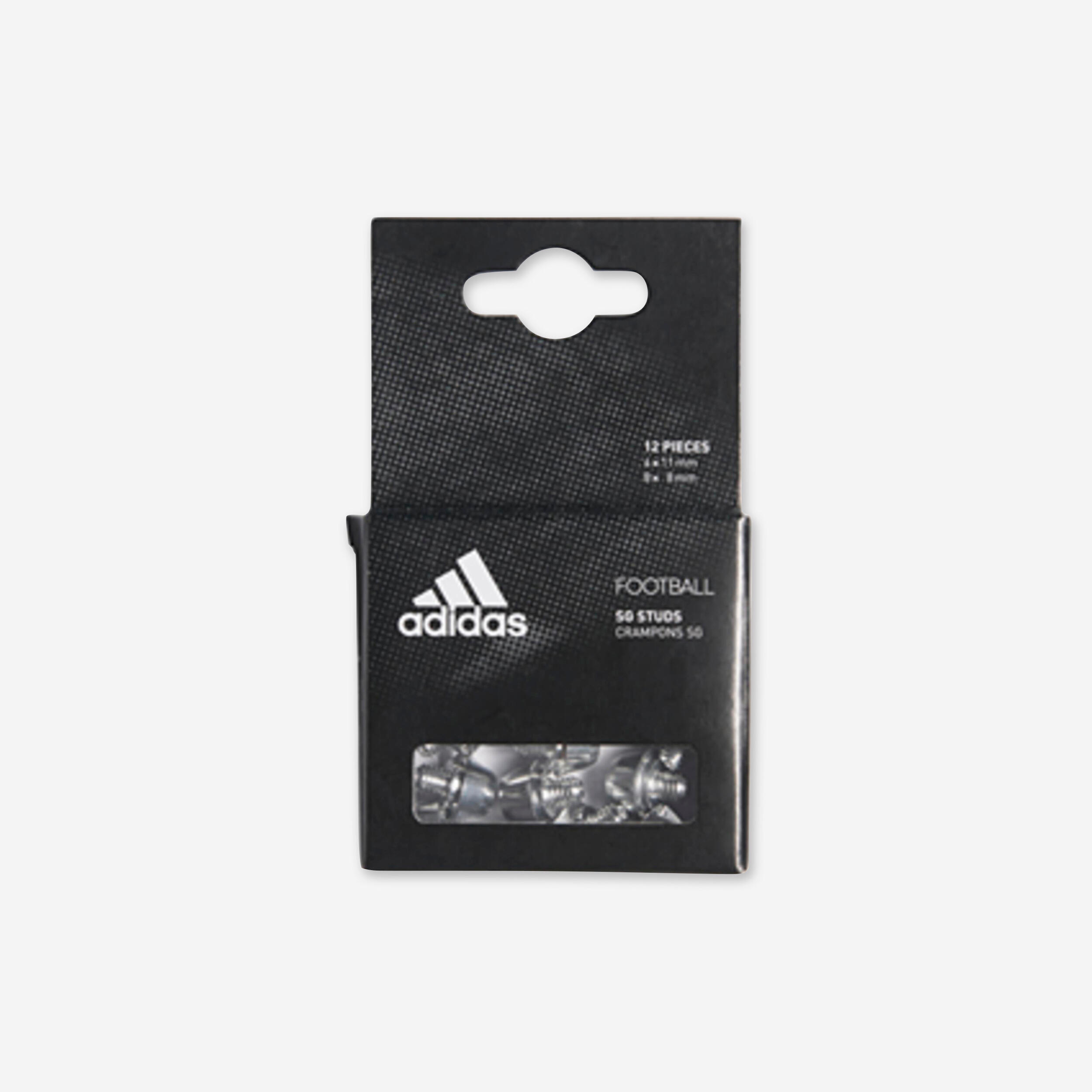 Aluminium schroefnoppen voor voetbal en rugby 8x 8 mm en 4x 11 mm | ADIDAS  | Decathlon.nl