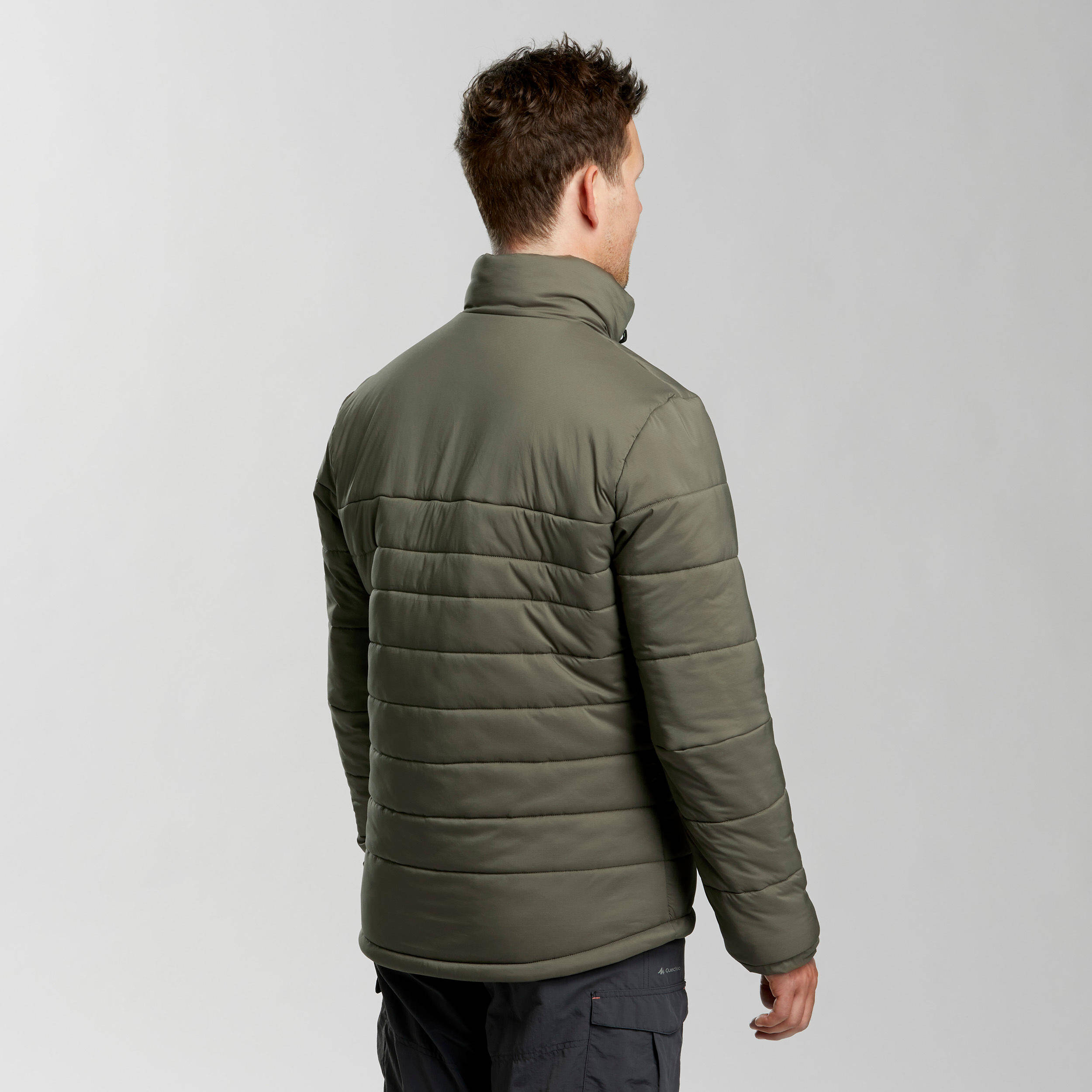Men's Trekking Padded Jacket -10°C - Trek 500 - Khaki -  4