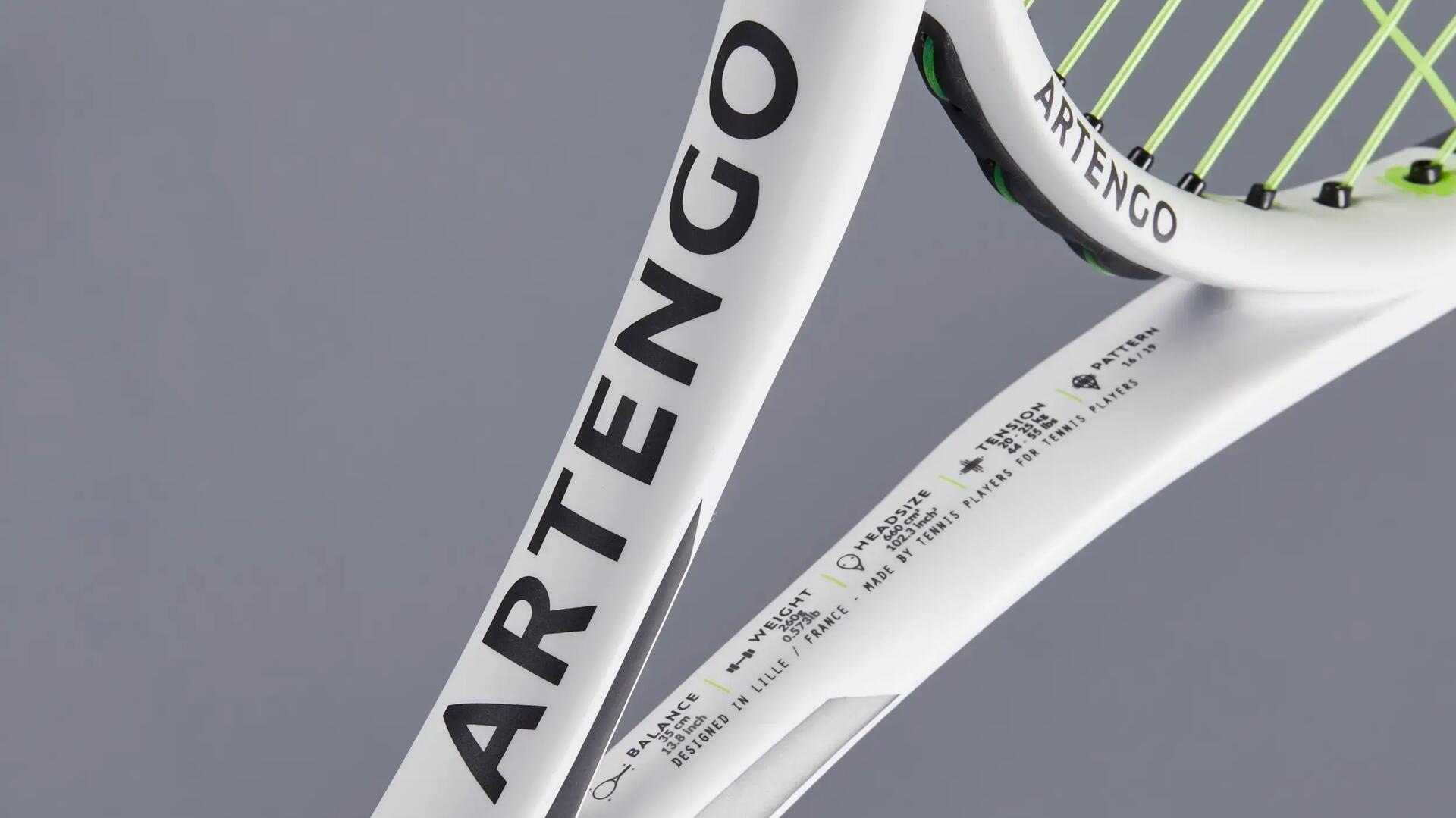 YETİŞKİN TENİS RAKETİ - BEYAZ - TR190 LITE V2 ARTENGO