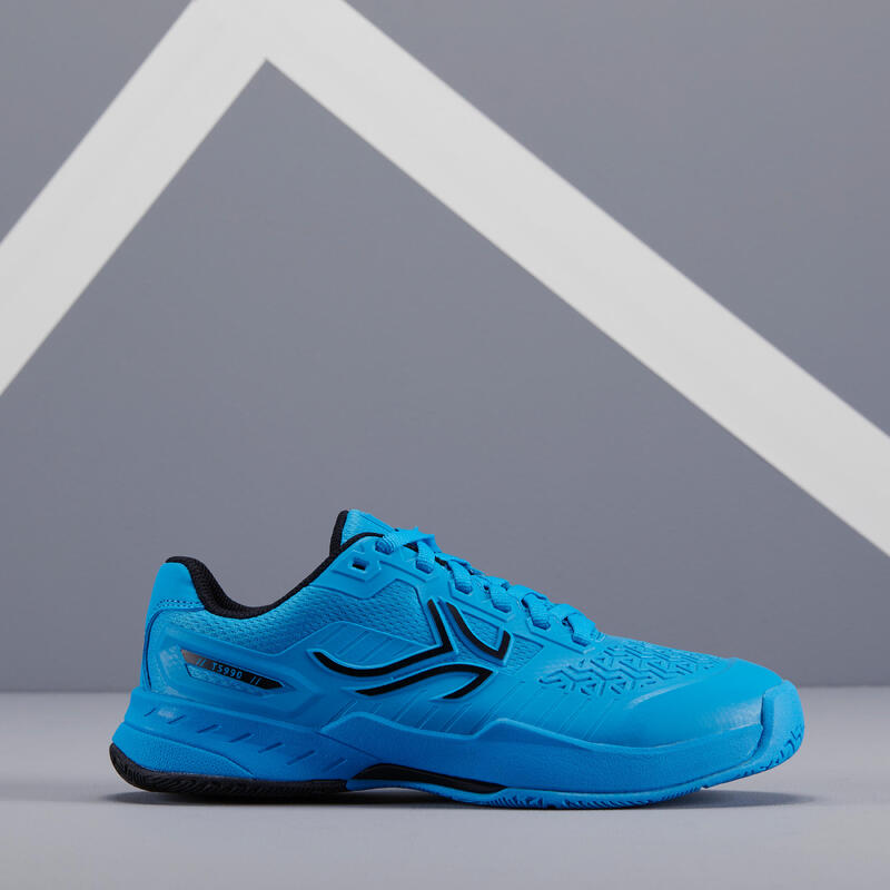 Zapatillas de tenis niños con cordones Artengo TS990 azul