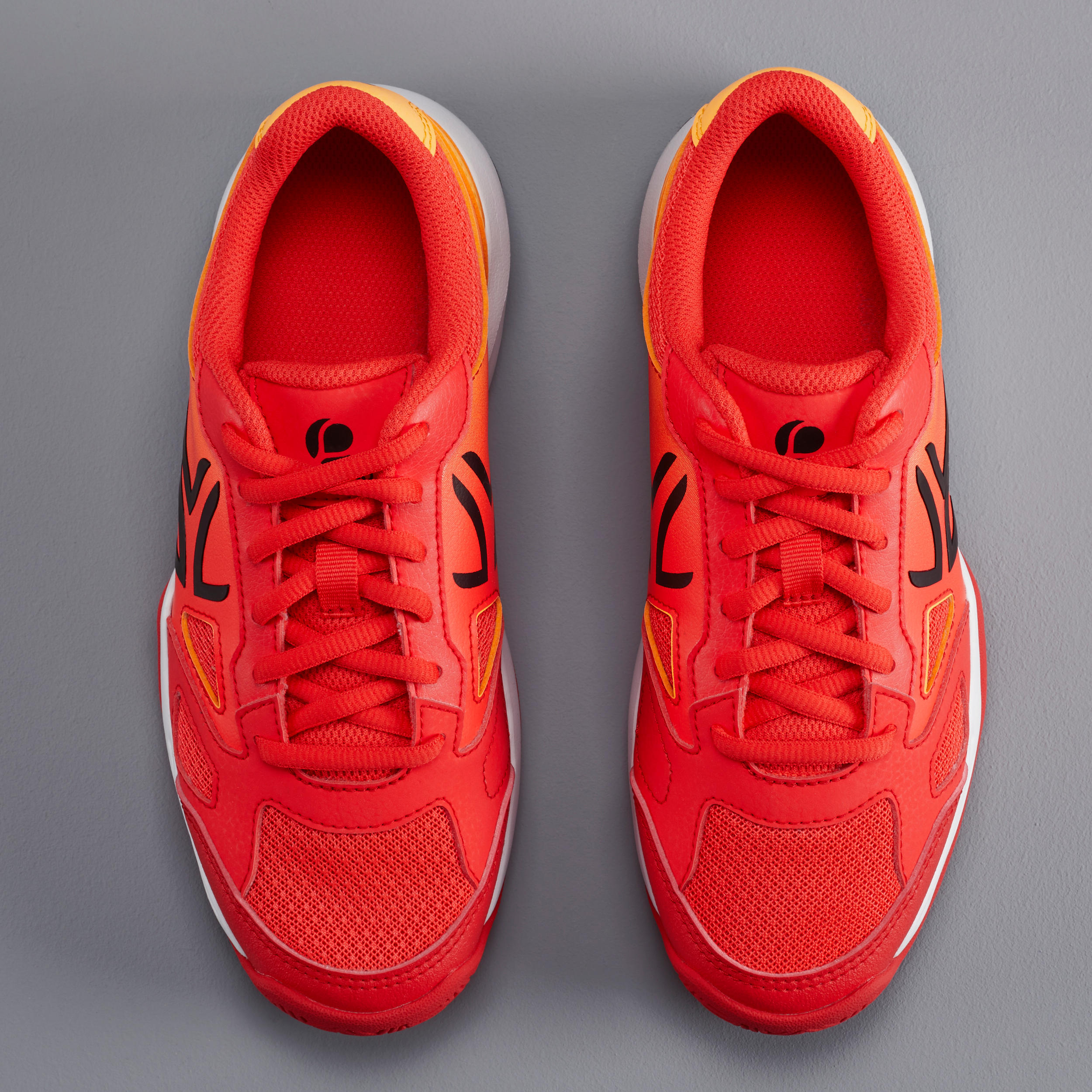 kids red tennis shoes