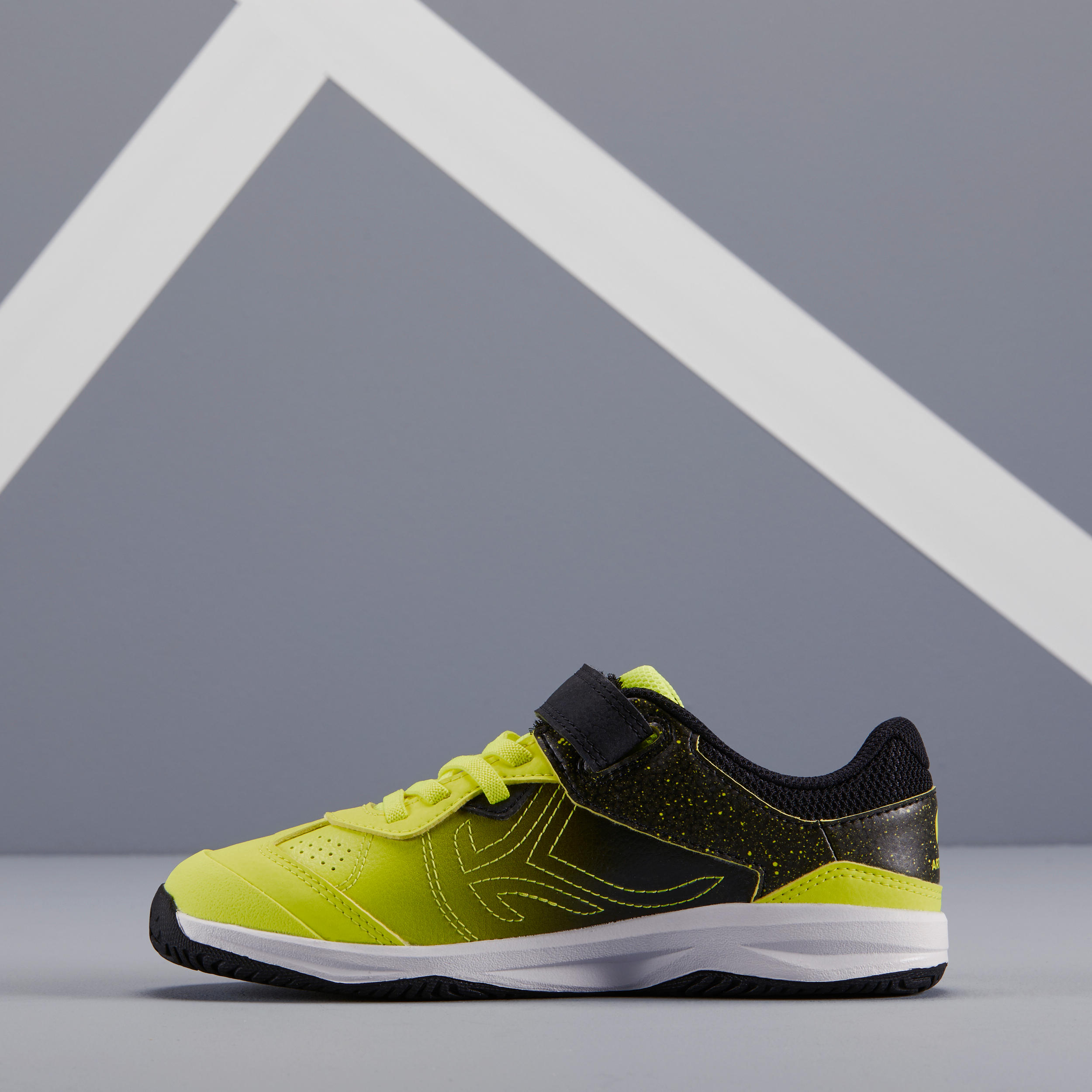 CALÇADO DE TÉNIS TS160 CRIANÇA AMARELO PRETO 3/7