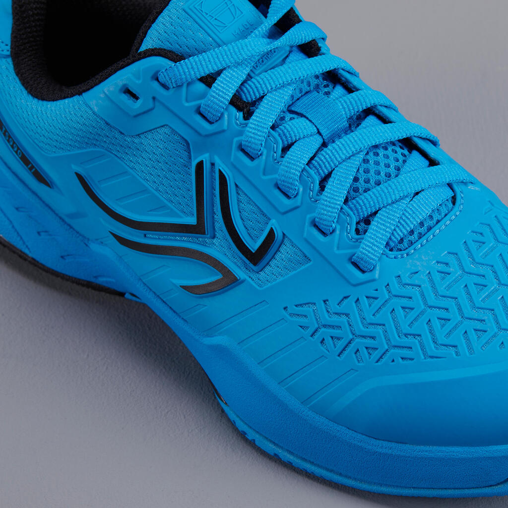 Plavo-zelene dečje patike za tenis TS 990 JR