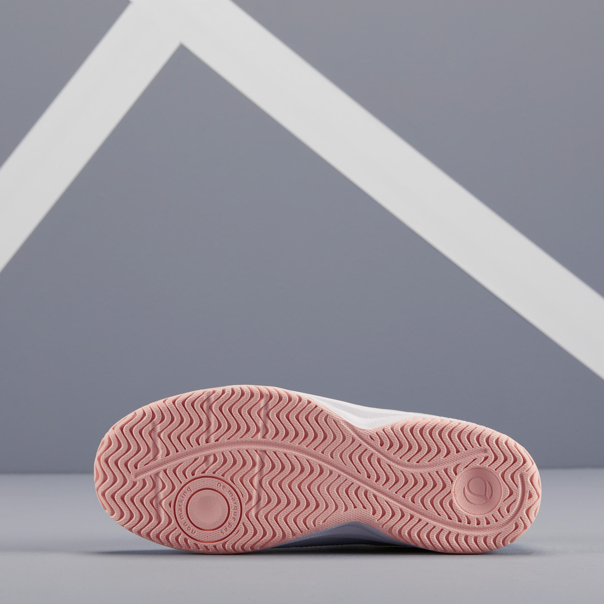 Kids' Tennis Shoes TS 160 White Snow white Decathlon Decathlon