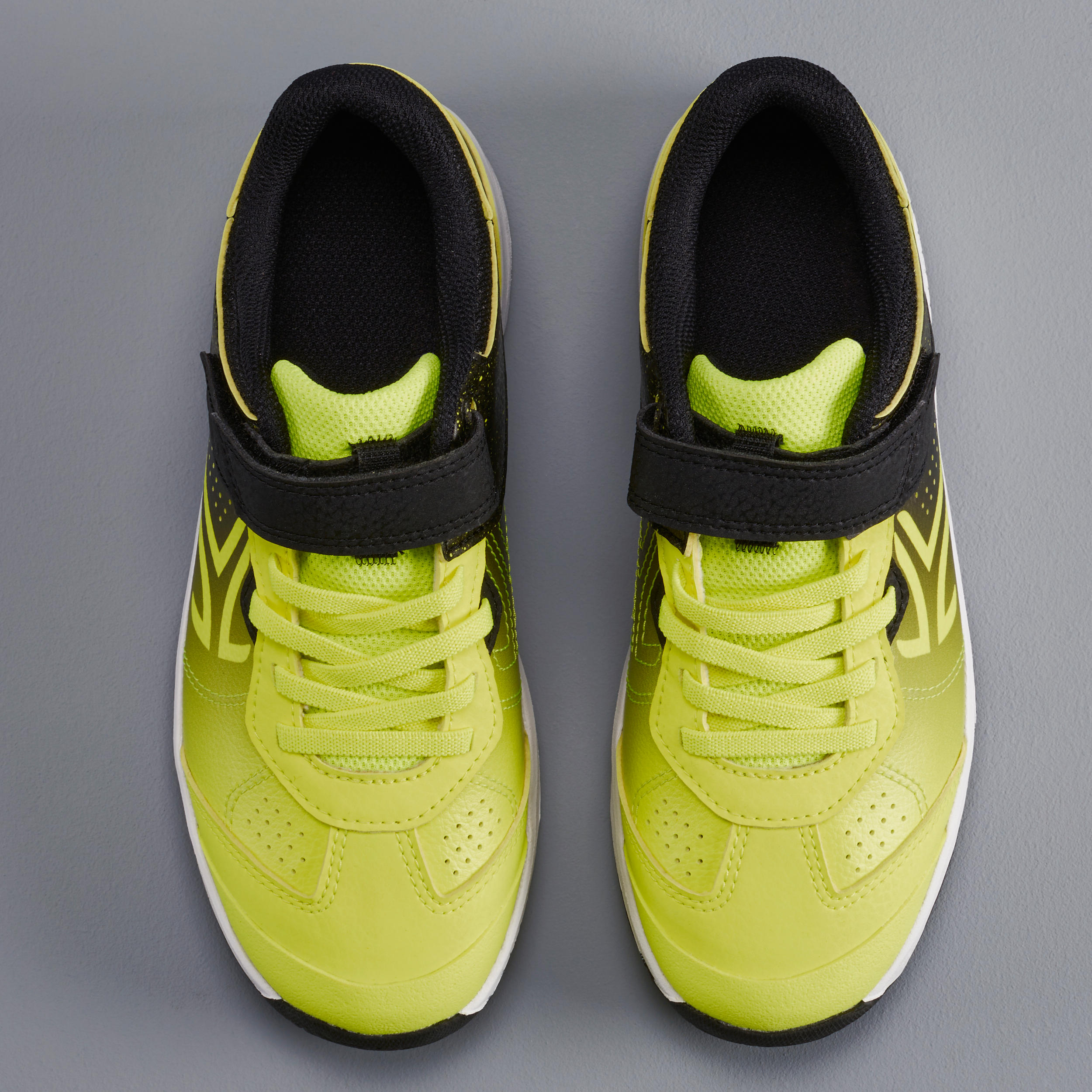 DECATHLON Detská obuv 160 na tenis čierno-žltá 36 · záber 8