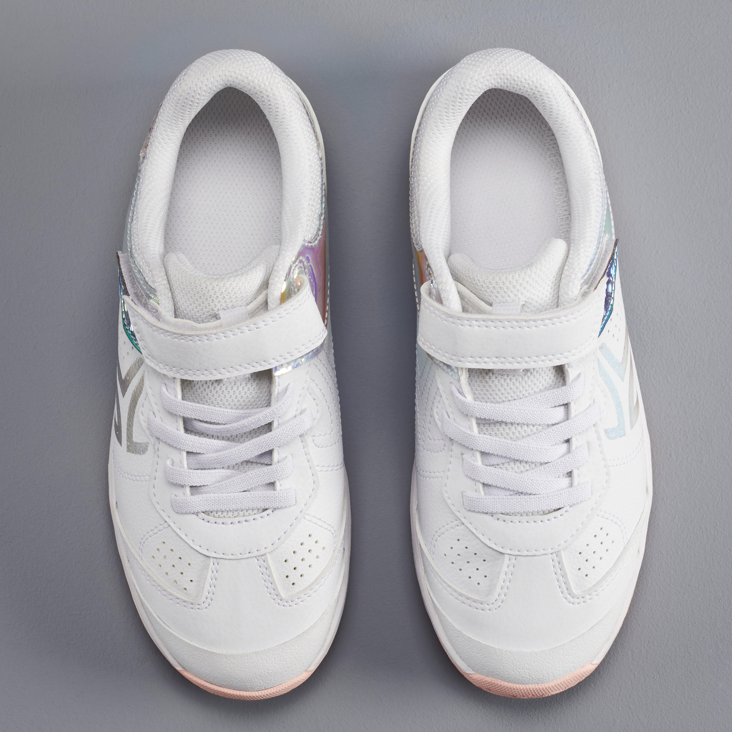 Kids' Tennis Shoes - TS 160 White - DECATHLON