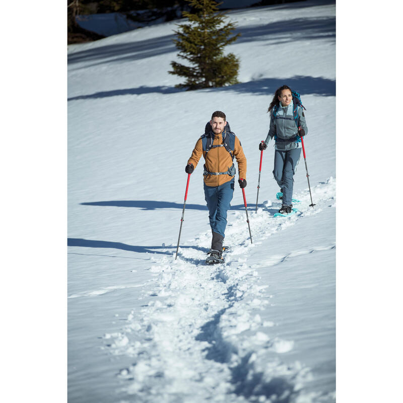 Pánské turistické hřejivé vodoodpudivé kalhoty SH 500 Mountain