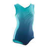 Girls' Artistic Gymnastics Sleeveless Leotard - Blue