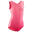 Maillot sem Mangas para Ginástica Artística Feminina Rosa