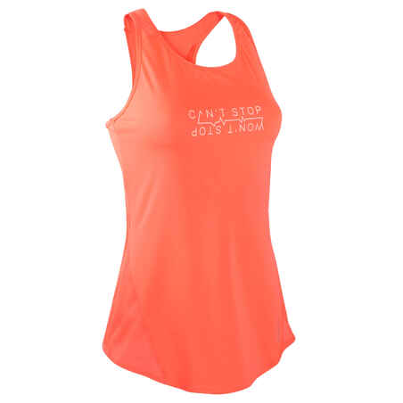 Long Fitness Tank Top - Pink