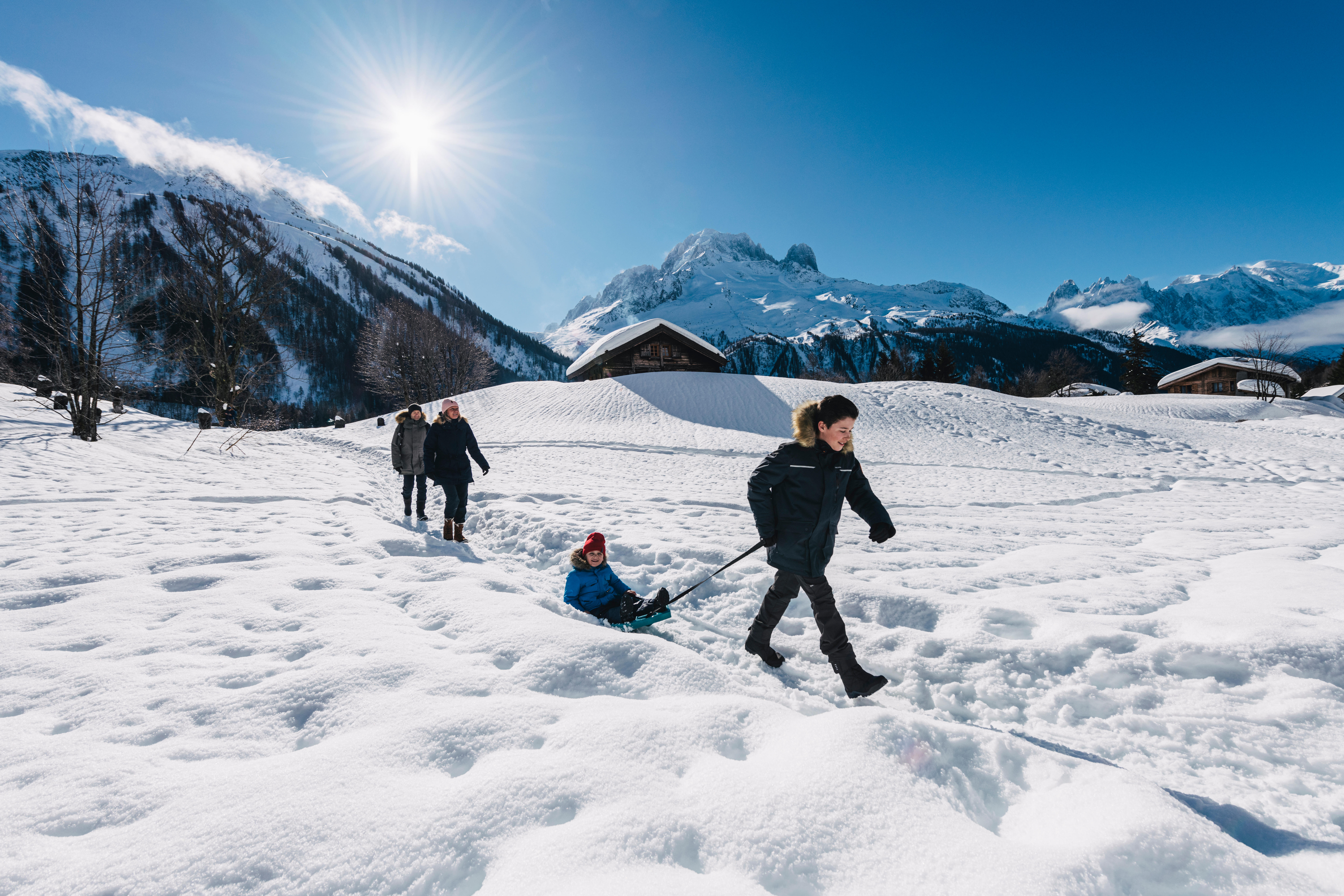 Kids’ Winter Boots - SH 100 Black - QUECHUA