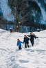 Брюки для походов теплые водонепроницаемые для детей 2-6 лет темно-синие SH500 U-WARM Quechua
