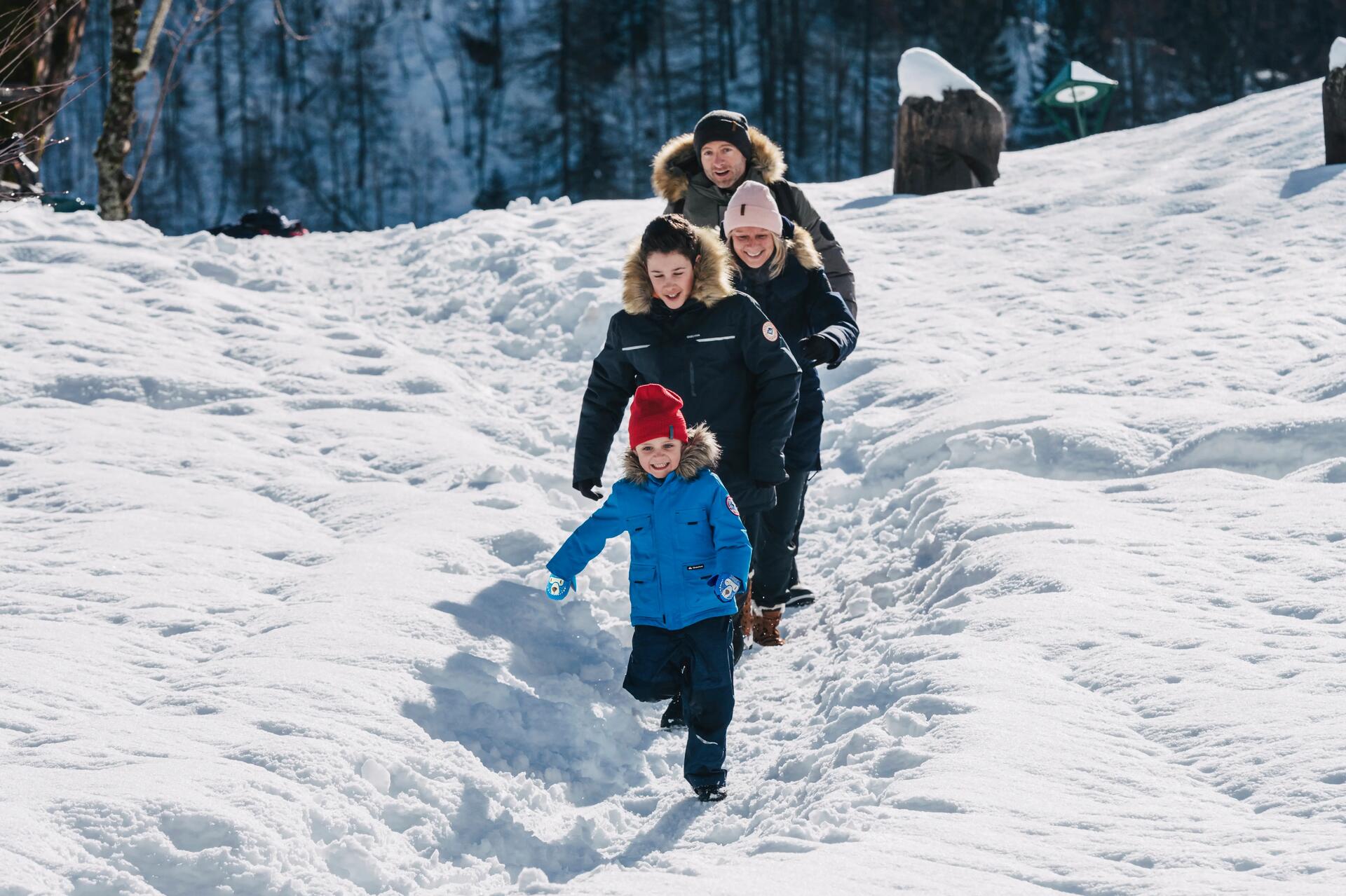 Śniegowce dla dzieci SH100 WARM MID na rzep