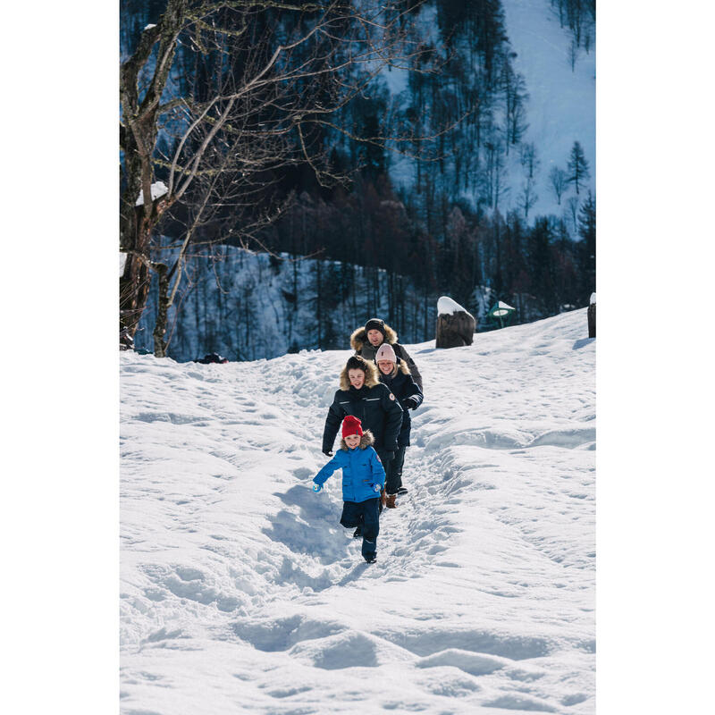 Schneestiefel Winterwandern - SH100 X-Warm wasserdicht Kinder Gr. 24–38 blau
