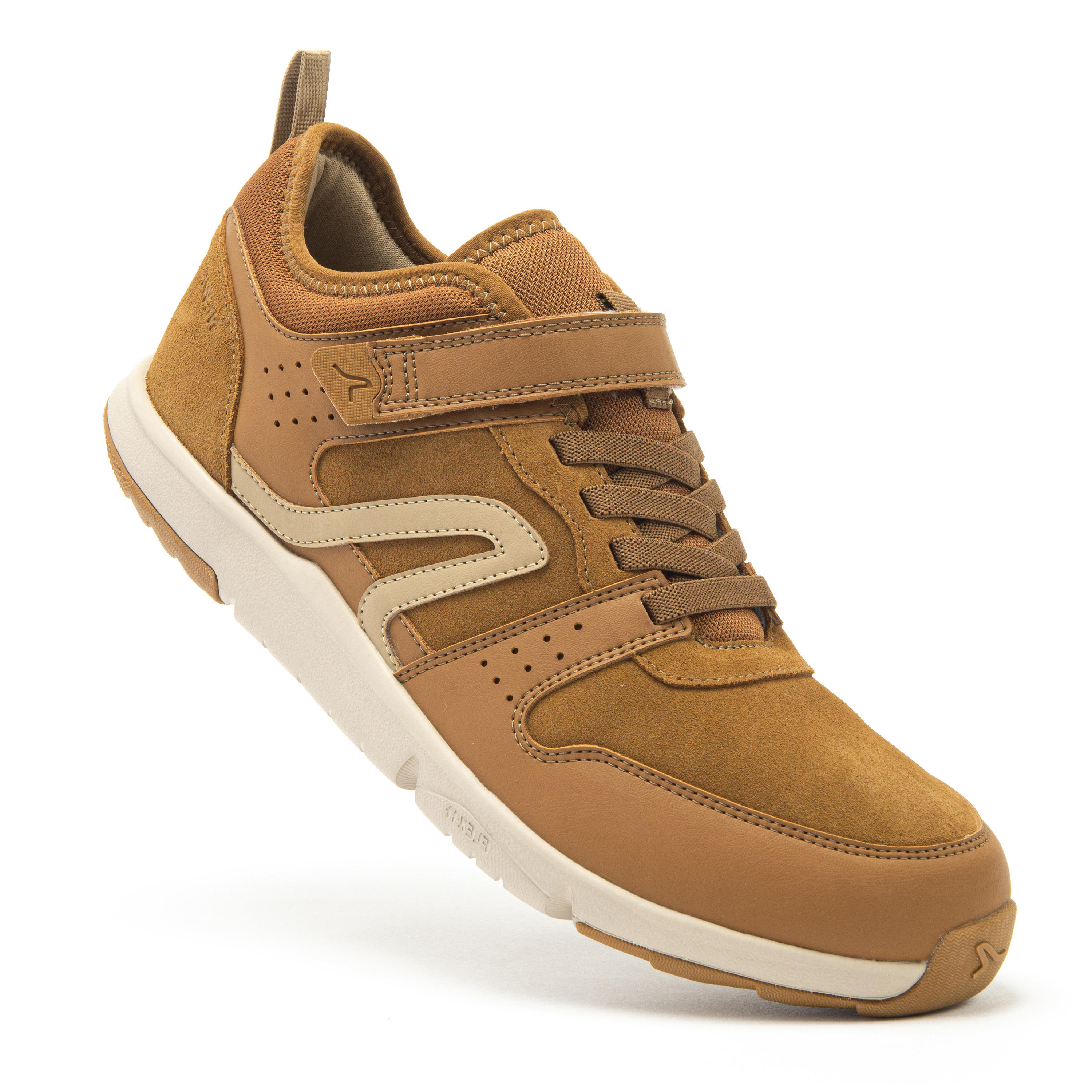 Actiwalk Easy Leather Men's Urban Walking Shoes - Camel 12/26