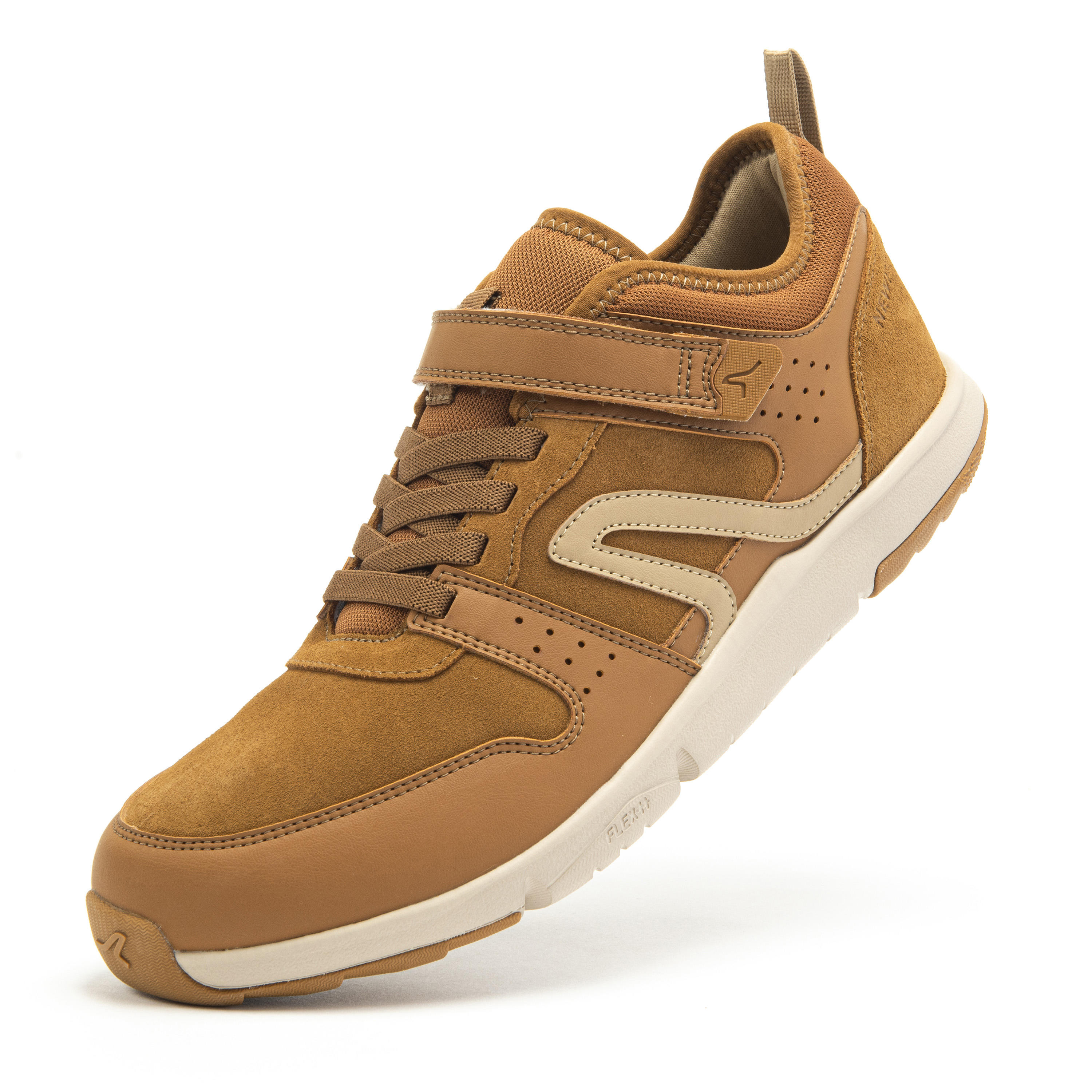 DECATHLON Pánska obuv Actiwalk Easy Leather na mestskú chôdzu kožená svetlohnedá 48 · záber 11