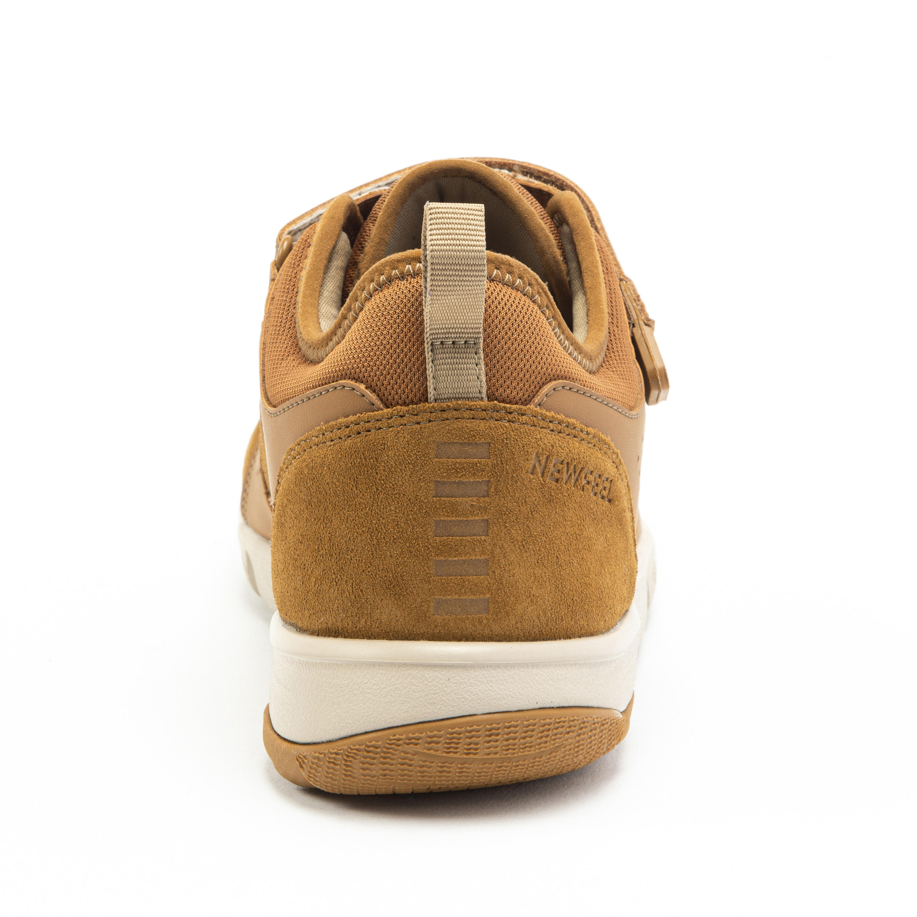 DECATHLON Pánska obuv Actiwalk Easy Leather na mestskú chôdzu kožená svetlohnedá 48 · záber 5